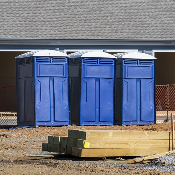 what is the maximum capacity for a single porta potty in Clay Center Nebraska